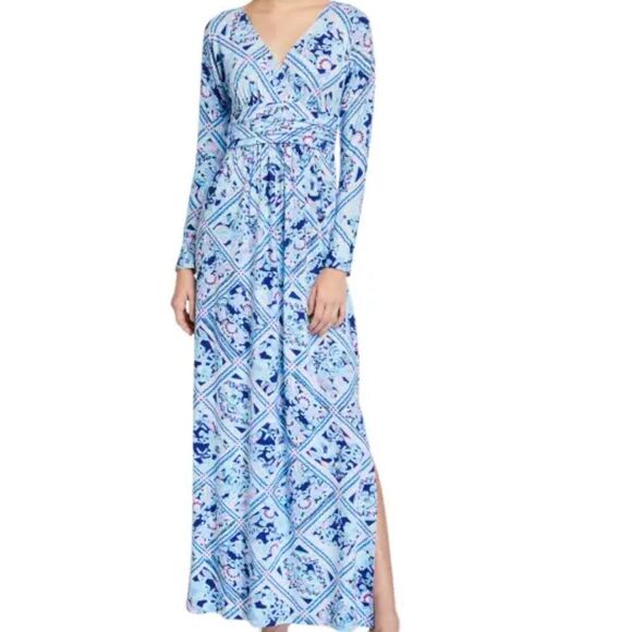 Lilly Pulitzer Nichola Maxi Dress Meet Me On The Dock
Size medium-E21 - Picture 1 of 8